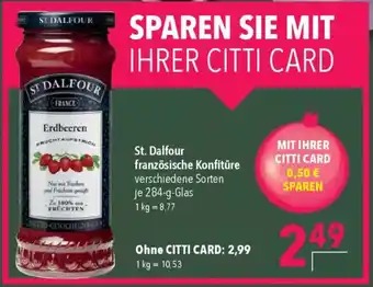 CITTI Markt St. Dalfour französische Konfitüre Angebot