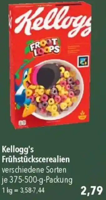 CITTI Markt Kellogg's Frühstückscerealien Angebot