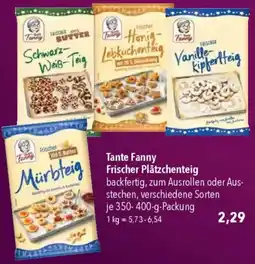 CITTI Markt Tante Fanny Frischer Plätzchenteig Angebot
