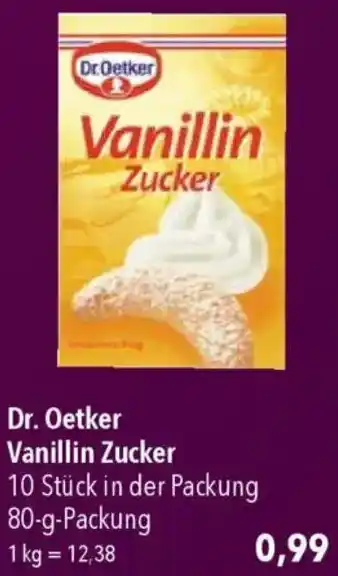 CITTI Markt Dr. Oetker Vanillin Zucker Angebot