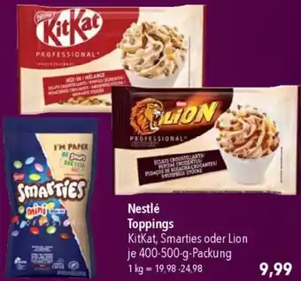CITTI Markt Nestlé Toppings Angebot