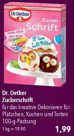 CITTI Markt Dr. Oetker Zuckerschrift Angebot