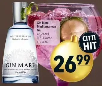CITTI Markt Gin Mare Mediterranean Gin Angebot