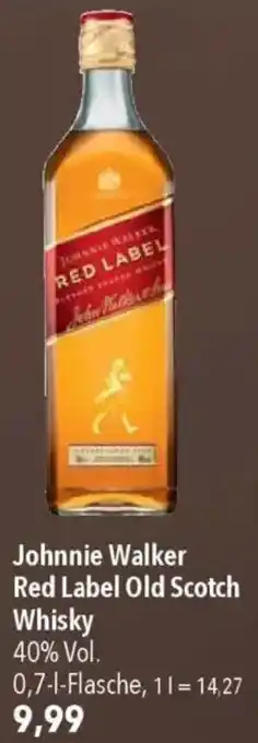CITTI Markt Johnnie Walker Red Label Old Scotch Whisky Angebot