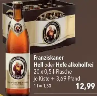 CITTI Markt Franziskaner Hell oder Hefe alkoholfrei Angebot