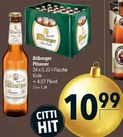 CITTI Markt Bitburger Pilsener Angebot
