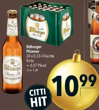 CITTI Markt Bitburger Pilsener Angebot