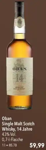 CITTI Markt Oban Single Malt Scotch Whisky, 14 Jahre Angebot