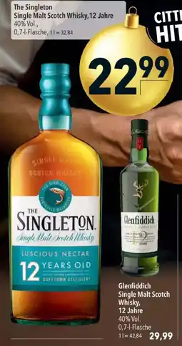 CITTI Markt The Singleton Single Malt Scotch Whisky, 12 Jahre Angebot