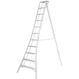 Netto Marken-Discount Niwaki Aluminium 3-Holm-Gartenleiter silber - versch. Ausführungen Angebot