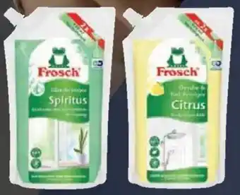 CITTI Markt Frosch Spiritus Glas-Reiniger oder Dusche & Bad Reiniger Nachfüller Angebot