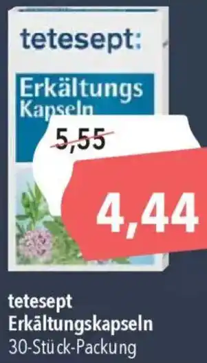 CITTI Markt tetesept Erkältungskapseln Angebot