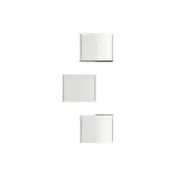 Netto Marken-Discount Limes 3er Set Badschränke - variable Montage - kreatives Bad weiß Hgl Angebot