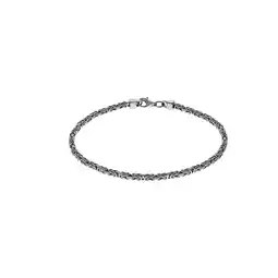 Netto Marken-Discount Zeeme Basic Armband Silber 925 poliert Königskette 2,2mm breit Angebot