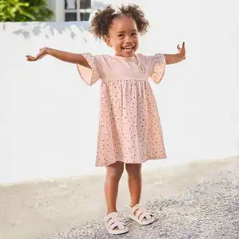 NKD Baby-Mädchen-Kleid mit Rockteil und Armverzierungen Angebot