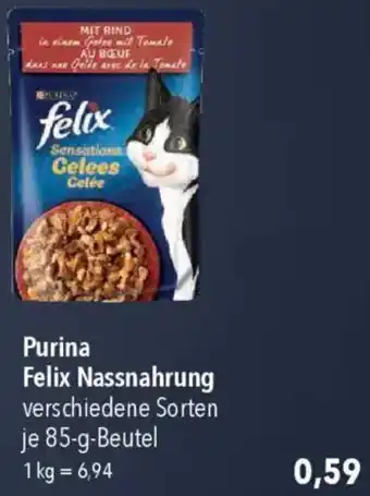 CITTI Markt Purina Felix Nassnahrung Angebot