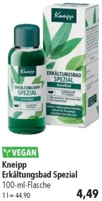 CITTI Markt Kneipp Erkältungsbad Spezial Angebot