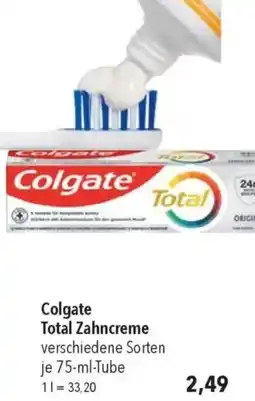CITTI Markt Colgate Total Zahncreme Angebot