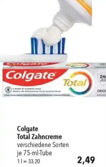 CITTI Markt Colgate Total Zahncreme Angebot