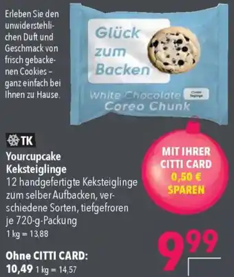 CITTI Markt Yourcupcake Keksteiglinge Angebot