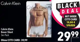 CITTI Markt Calvin Klein Boxer Short Angebot