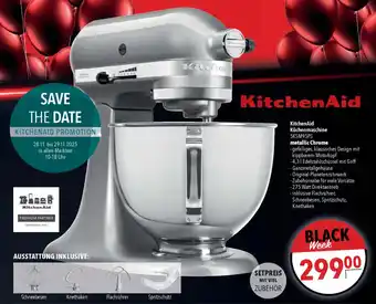 CITTI Markt KitchenAid Küchenmaschine 5KSM95PS metallic Chrome Angebot