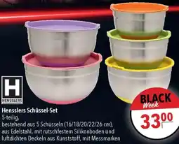 CITTI Markt Hensslers Schüssel-Set Angebot