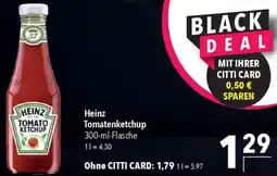 CITTI Markt Heinz Tomatenketchup Angebot