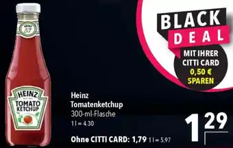CITTI Markt Heinz Tomatenketchup Angebot