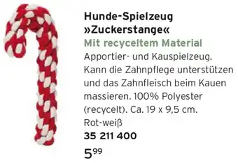 Tchibo Hunde-Spielzeug Zuckerstange Angebot