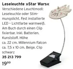 Tchibo Leseleuchte Star Wars Angebot