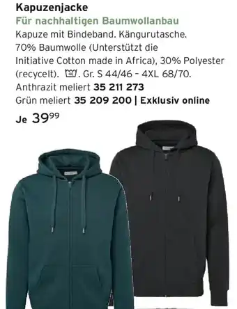 Tchibo Kapuzenjacke Angebot