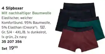 Tchibo 4 Slipboxer Angebot