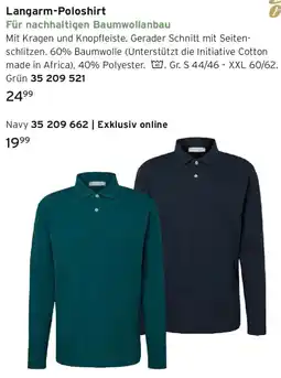 Tchibo Langarm-Poloshirt Angebot