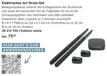 Tchibo Elektrisches Air-Drum-Set Angebot