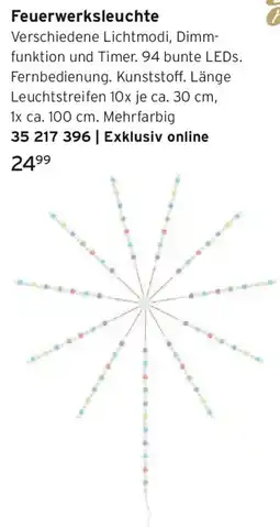 Tchibo Feuerwerksleuchte Angebot