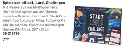 Tchibo Spielblock Stadt, Land, Challenge Angebot