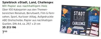 Tchibo Spielblock Stadt, Land, Challenge Angebot