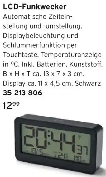 Tchibo LCD-Funkwecker Angebot