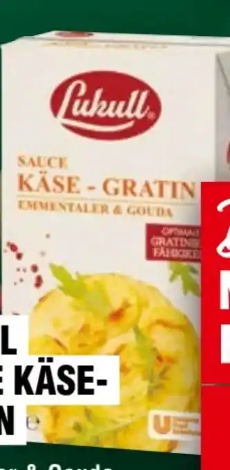 Handelshof Lukull Käse-Gratin Sauce Angebot