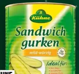 Handelshof Kühne Sandwich Gurken Angebot