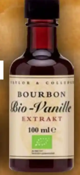 Handelshof Taylor & Colledge Bourbon Bio-Vanille Extrakt Angebot