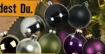 Hornbach Glas Weihnachtsbaumkugeln Angebot