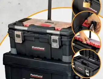 Hornbach Pattfield Werkzeugkoffer-Rollwagenset Angebot