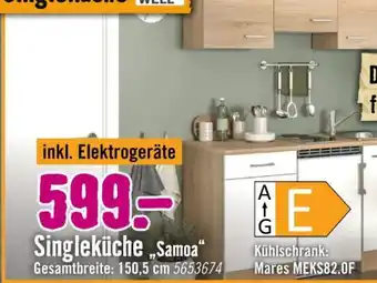 Hornbach FlexWell Singleküche Samoa Angebot