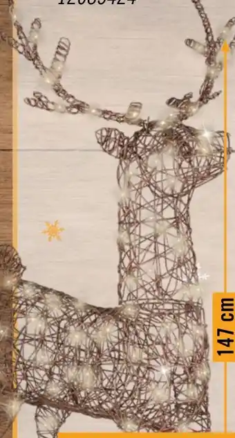 Hornbach Lumineo LED Leuchtfigur Rentier Angebot