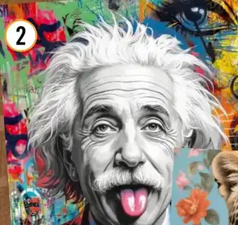 Hornbach Leinwandbild Einstein Graffiti Angebot