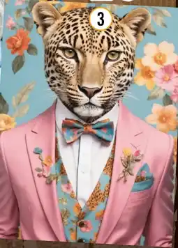 Hornbach Leinwandbild Leopard In A Suit Angebot