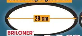 Hornbach Briloner Leuchten LED Sensor Deckenleuchte Slim Angebot