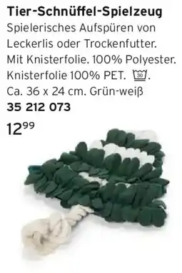 Tchibo Tier-Schnüffel-Spielzeug Angebot